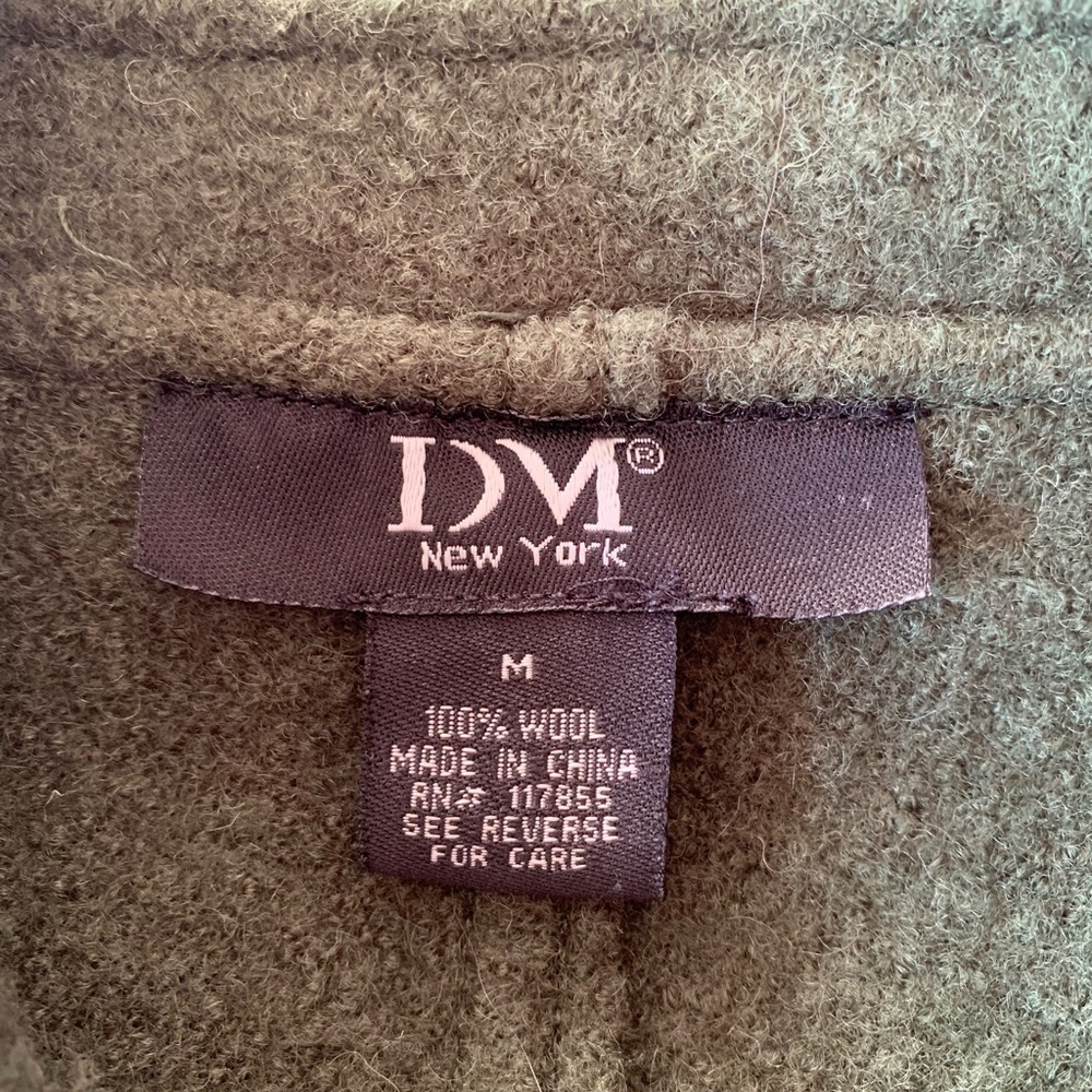 Green Wool Double Breasted Coat - image 4